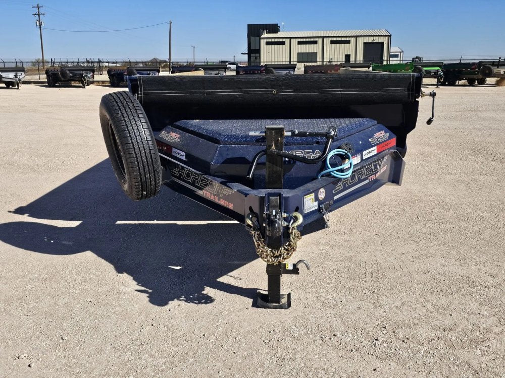 14' Horizon EZ7 Bumper Pull Dump Trailer 19" Sides - (2) 7K Axles 15844