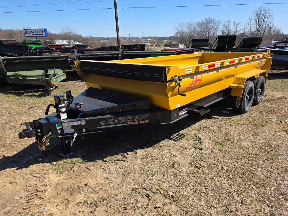 2025 Horizon HZ7 16' Bumper Pull Dump Trailer 7613