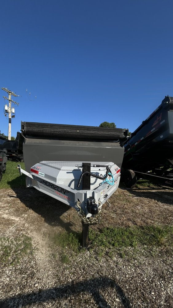 14' Horizon LZ7 Bumper Pull Dump Trailer 30" Side Walls - (2) 7K Axles 018650