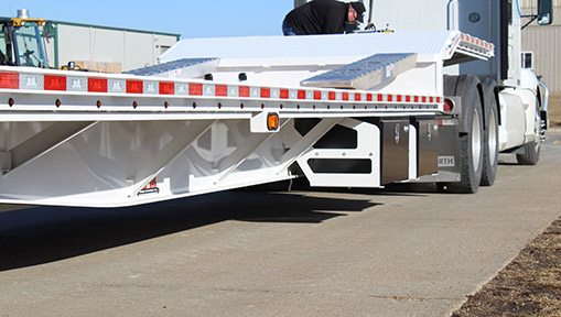 Behnke Low-Profile Over the Road Step-Deck Semi