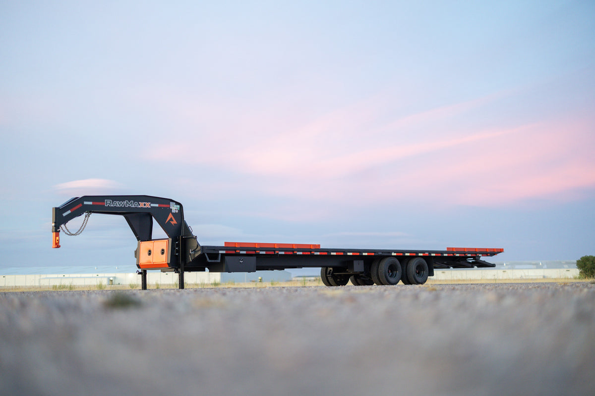 RawMaxx CNX Gooseneck Dual Container Tilt Trailer