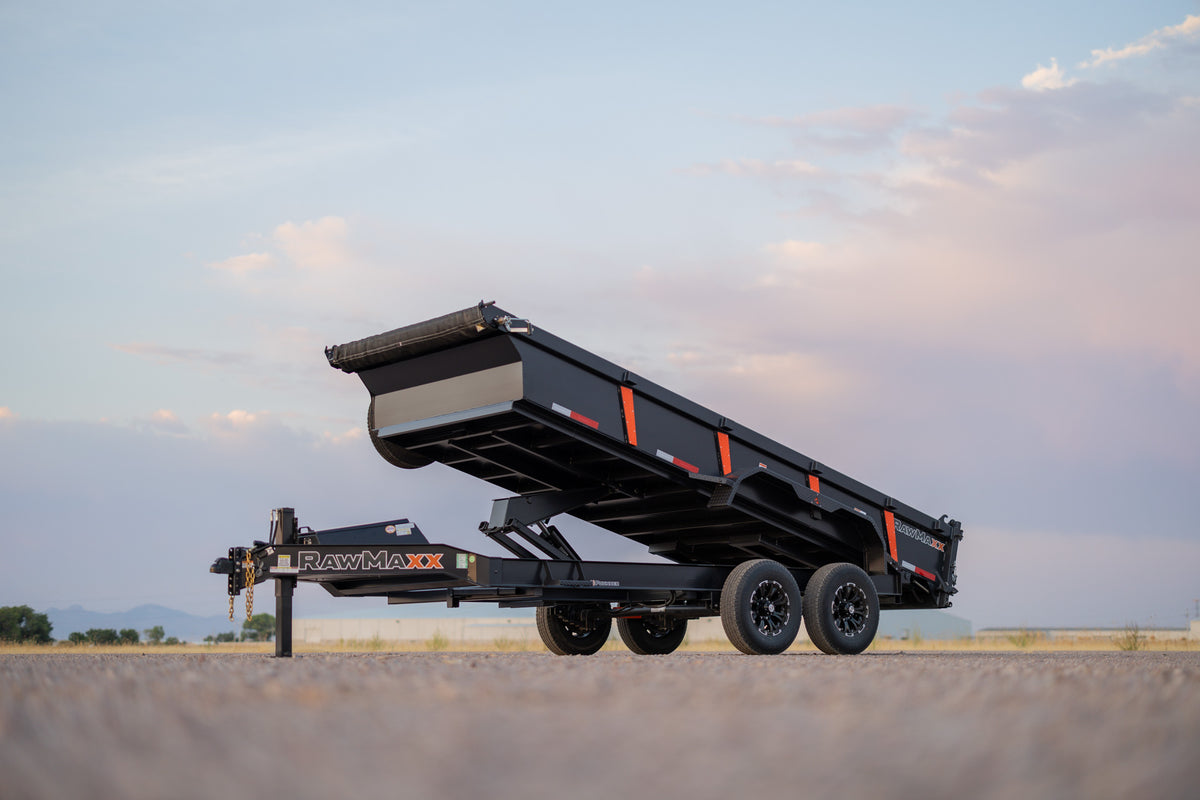 RawMaxx LPX Bumper Pull 83in Low Pro Dump