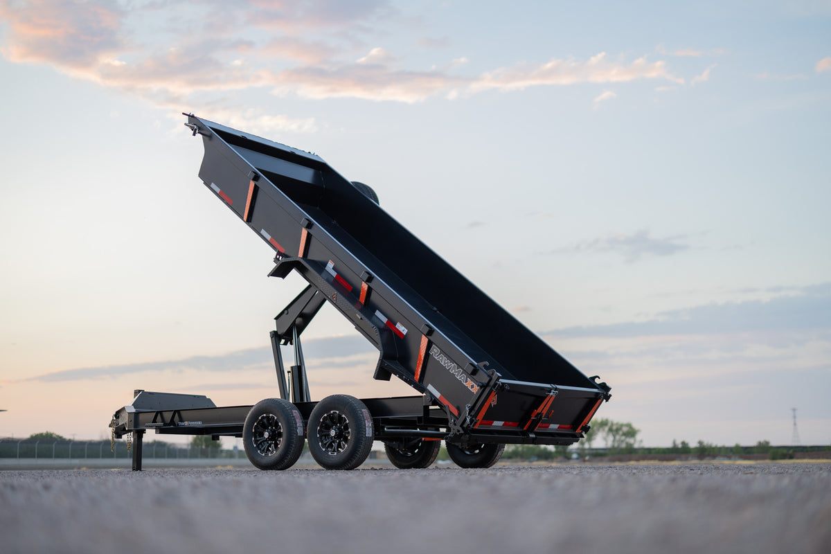 RawMaxx LPX Bumper Pull 83in Low Pro Dump