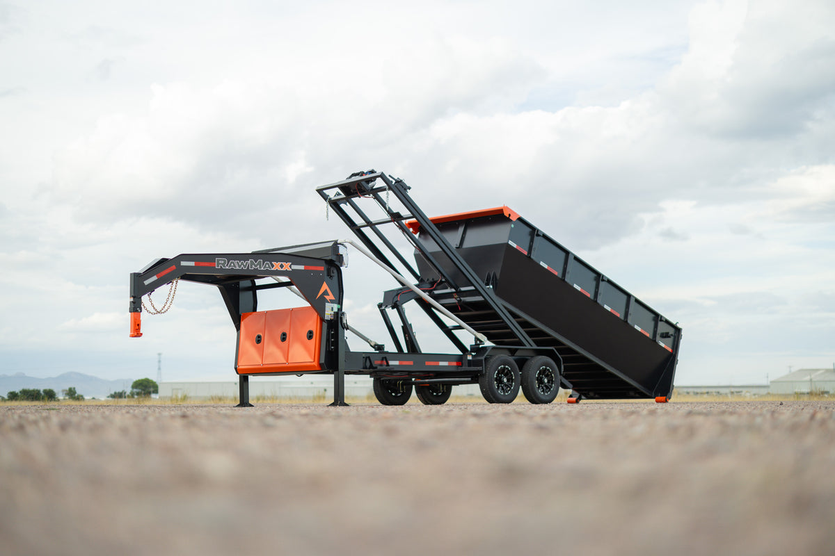 RawMaxx RDX Gooseneck Roll Off Trailer