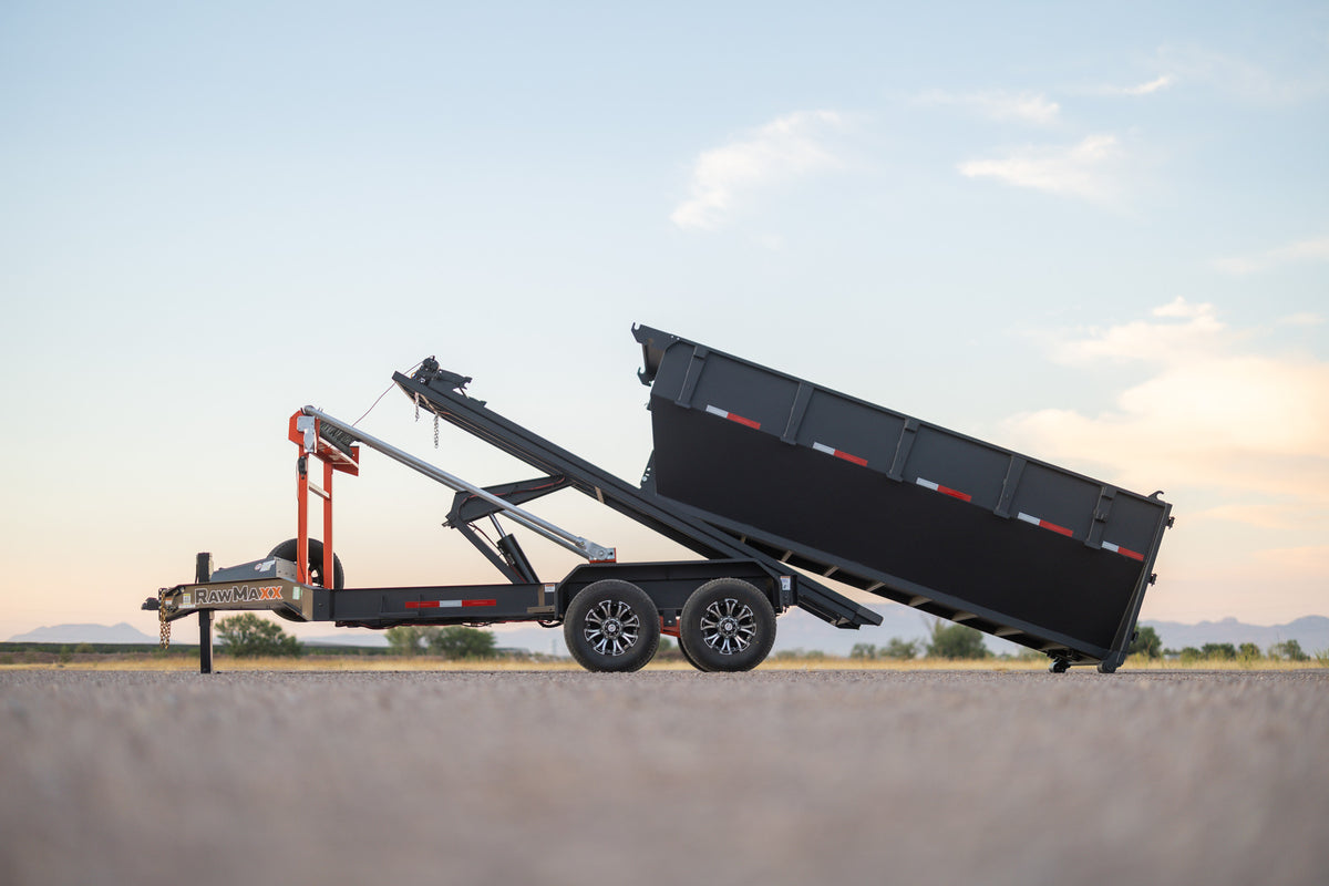 RawMaxx RDX Bumper Pull Roll Off Trailer