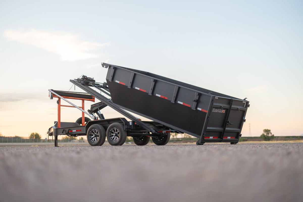 RawMaxx RDX Bumper Pull Roll Off Trailer