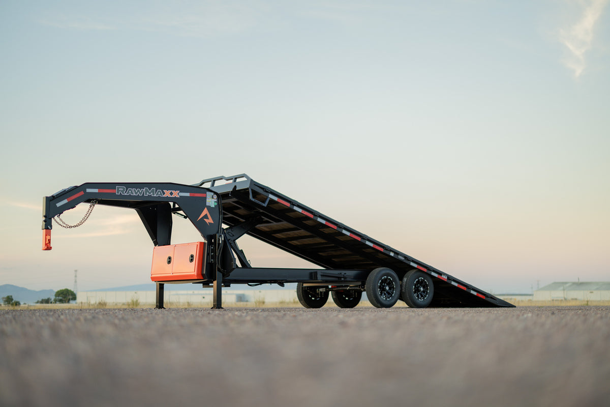 RawMaxx DTX Gooseneck Deckover Tilt Trailer