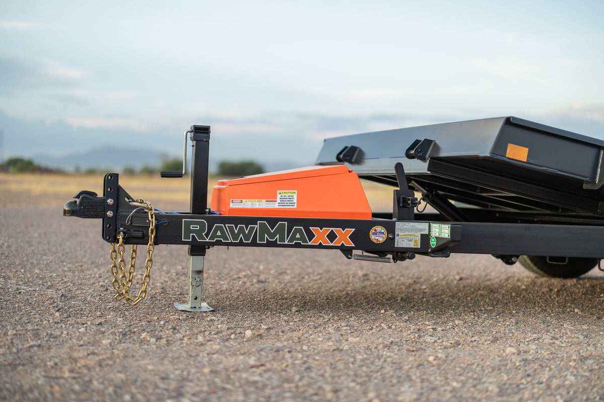 RawMaxx SGX Bumper Pull Scissor Lift Trailer
