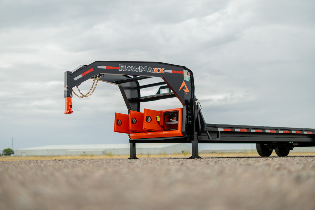RawMaxx LDX Gooseneck Equipment Trailer