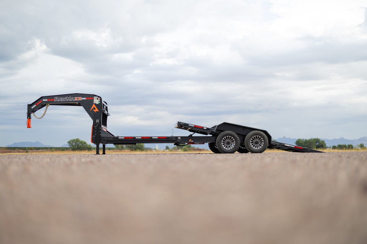RawMaxx G7X Gooseneck 83in Gravity Tilt Trailer