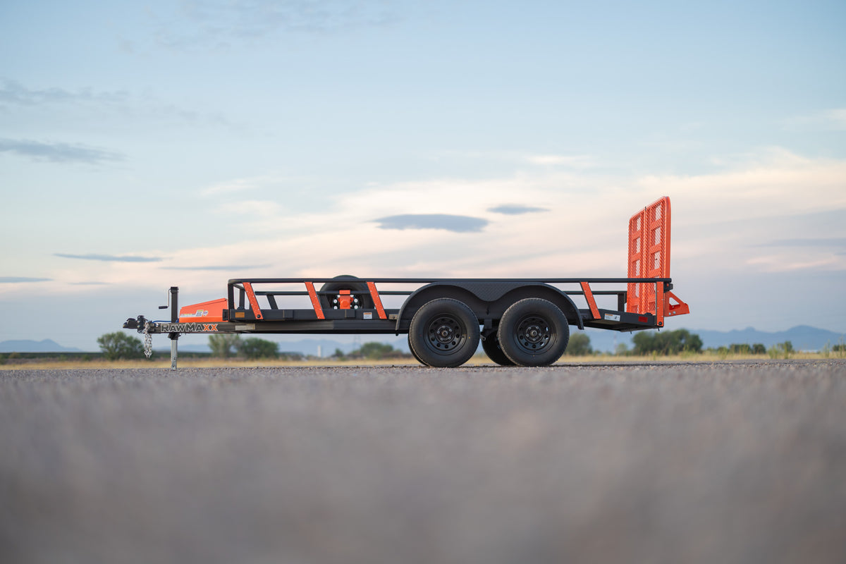RawMaxx UTX Bumper Pull Utility Trailer