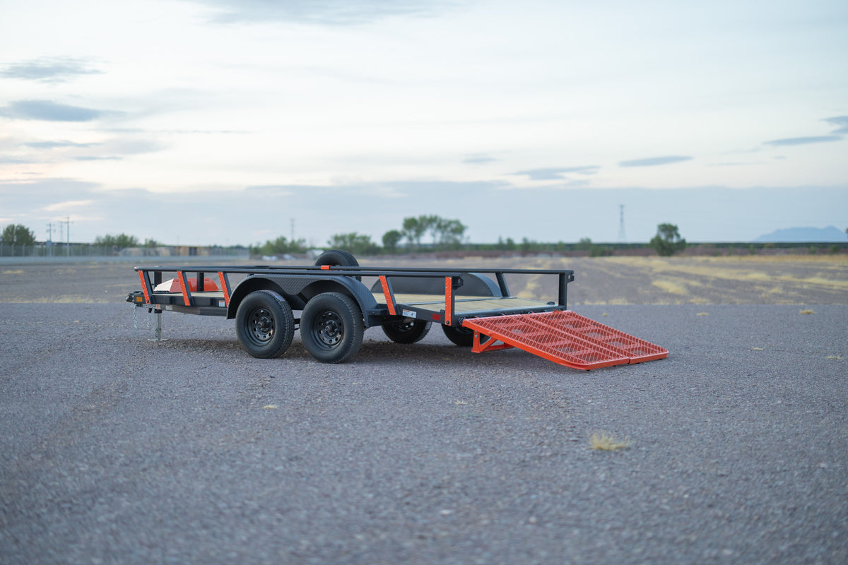 RawMaxx UTX Bumper Pull Utility Trailer