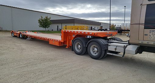 Behnke Super Low-Profile Over the Road Step-Deck Semi