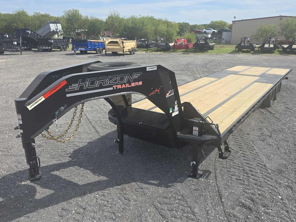 Horizon FYZ Gooseneck Hydraulic Dovetail Deckover Trailer