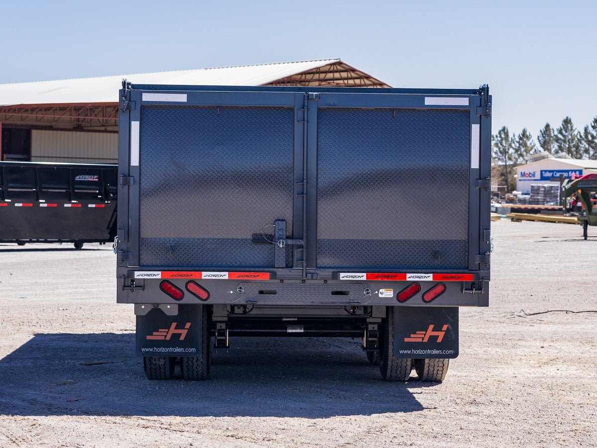 Horizon HZH Pintle Hitch Heavy Duty Dump Trailer
