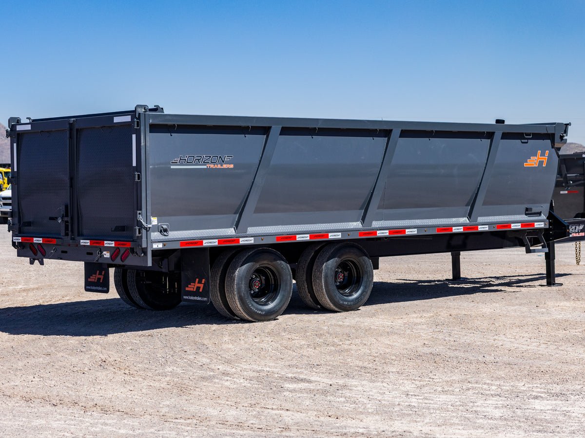 Horizon HZH Pintle Hitch Heavy Duty Dump Trailer
