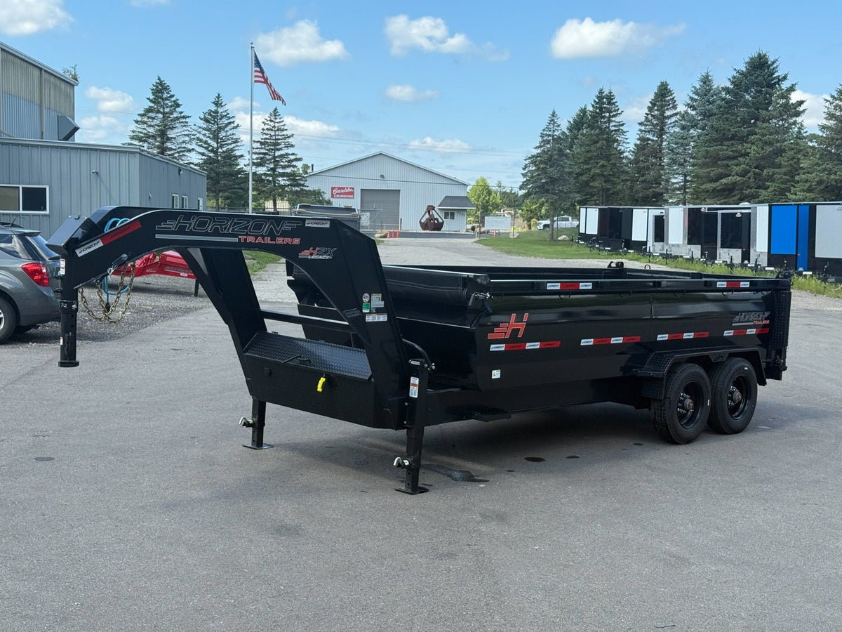 Horizon HZX Gooseneck 10K Axle Dump Trailer