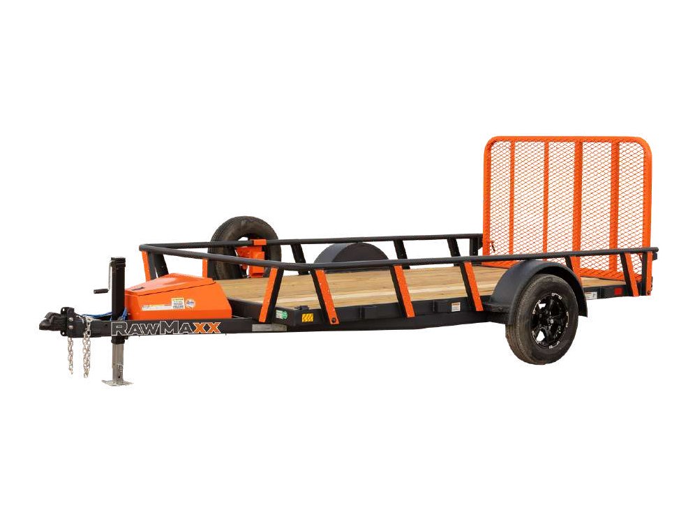 RawMaxx UTX Bumper Pull Utility Trailer