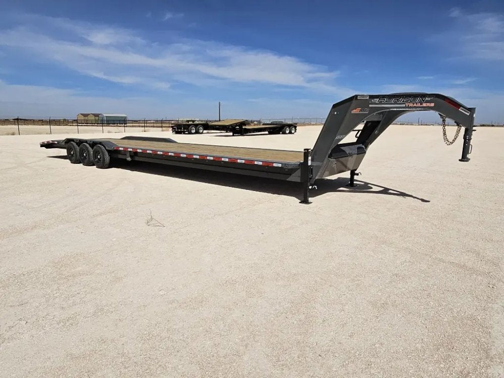 40' Horizon EWZ Gooseneck Equipment Trailer - (3) 7K Axles 15126