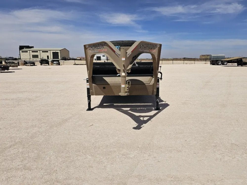 16' Horizon LZ7 Gooseneck Dump Trailer 30" Side Walls - (2) 7K Axles 16651