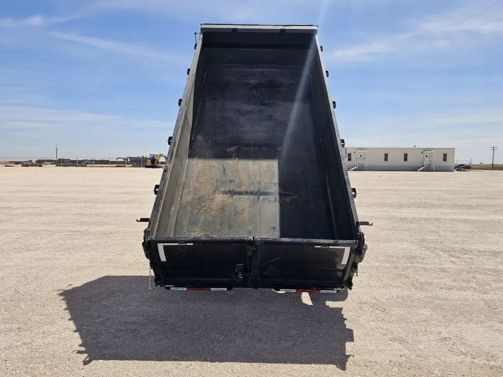 16' Horizon LZ7 Gooseneck Dump Trailer 30" Side Walls - (2) 7K Axles 16651