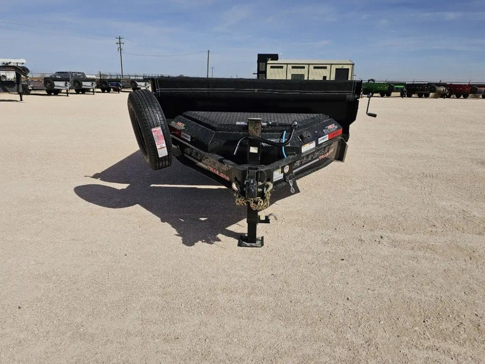 14' Horizon EZ7 Bumper Pull Dump Trailer 19" Sides - (2) 7K Axles 15863