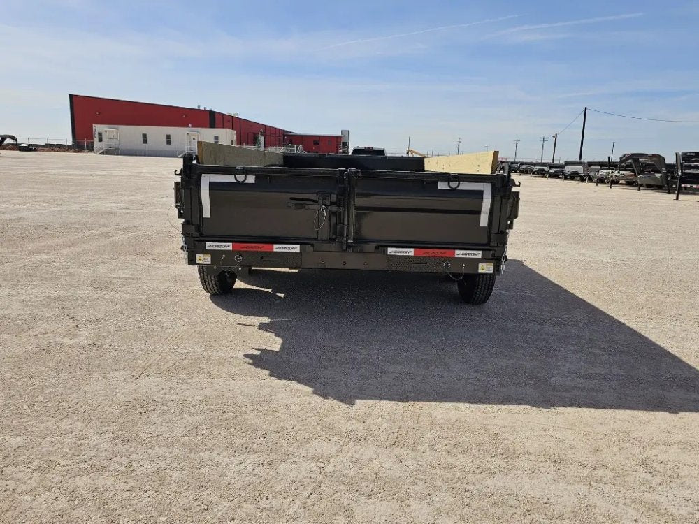 14' Horizon EZ7 Bumper Pull Dump Trailer 19" Sides - (2) 7K Axles 15863