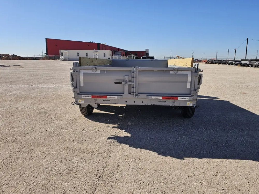 14' Horizon EZ7 Bumper Pull Dump Trailer 19" Sides - (2) 7K Axles 15294