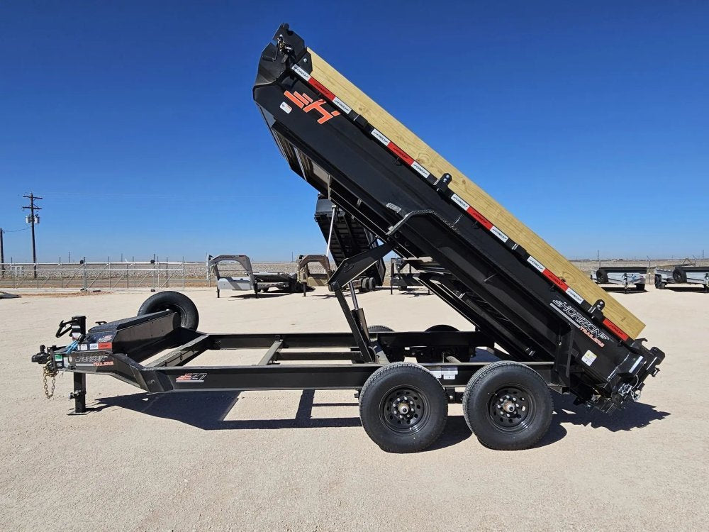 14' Horizon EZ7 Bumper Pull Dump Trailer 19" Sides - (2) 7K Axles 15861