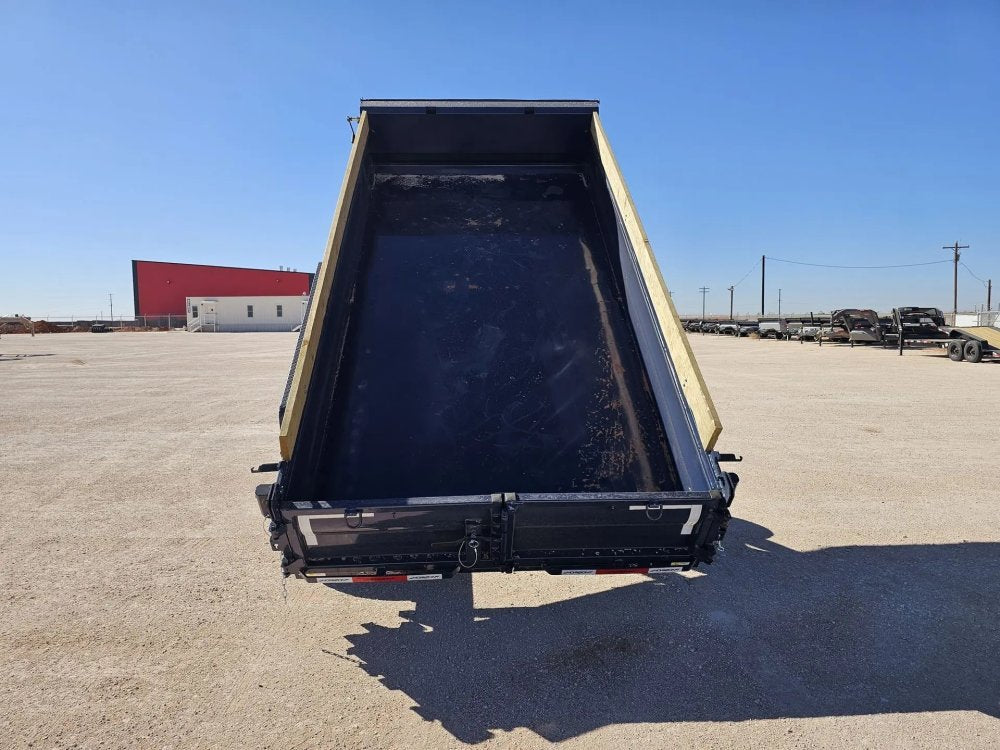 14' Horizon EZ7 Bumper Pull Dump Trailer 19" Sides - (2) 7K Axles 15844