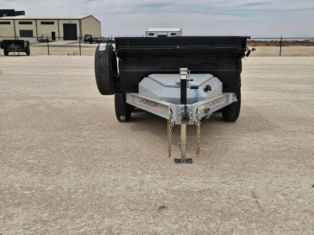 10' Horizon HZ5 Bumper Pull Dump Trailer 24" Side Walls - (2) 3.5K Axles 15809