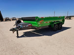 14' Horizon LZ7 Bumper Pull Dump Trailer 30" Side Walls - (2) 7K Axles 15931
