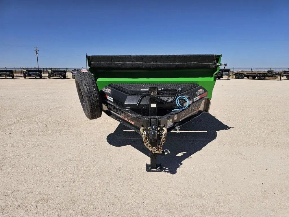 14' Horizon LZ7 Bumper Pull Dump Trailer 30" Side Walls - (2) 7K Axles 15931