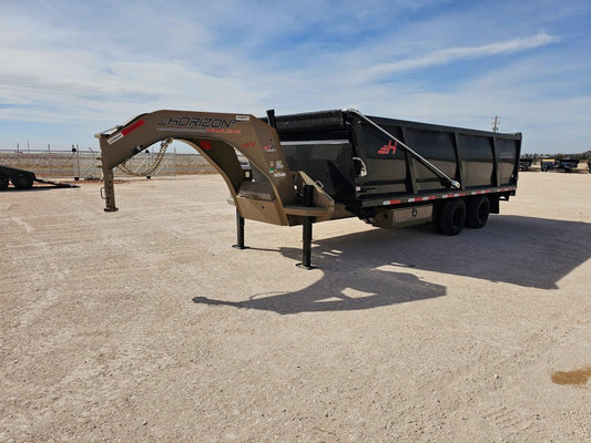 2026 Horizon Gooseneck Dump 20' with 4' walls and Telescopic Lift 16021
