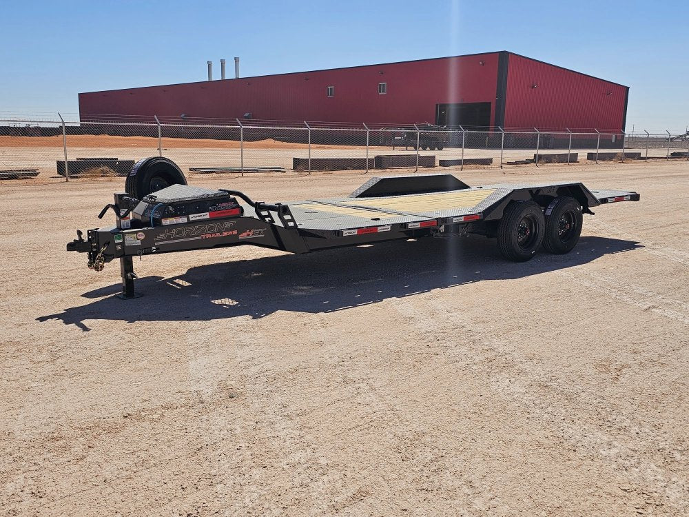 22' Horizon HET Bumper Pull Equipment Tilt Trailer Drive Over Fenders - (2) 10K Axles 16820