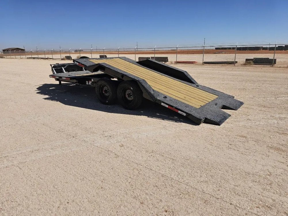 22' Horizon HET Bumper Pull Equipment Tilt Trailer Drive Over Fenders - (2) 10K Axles 16820