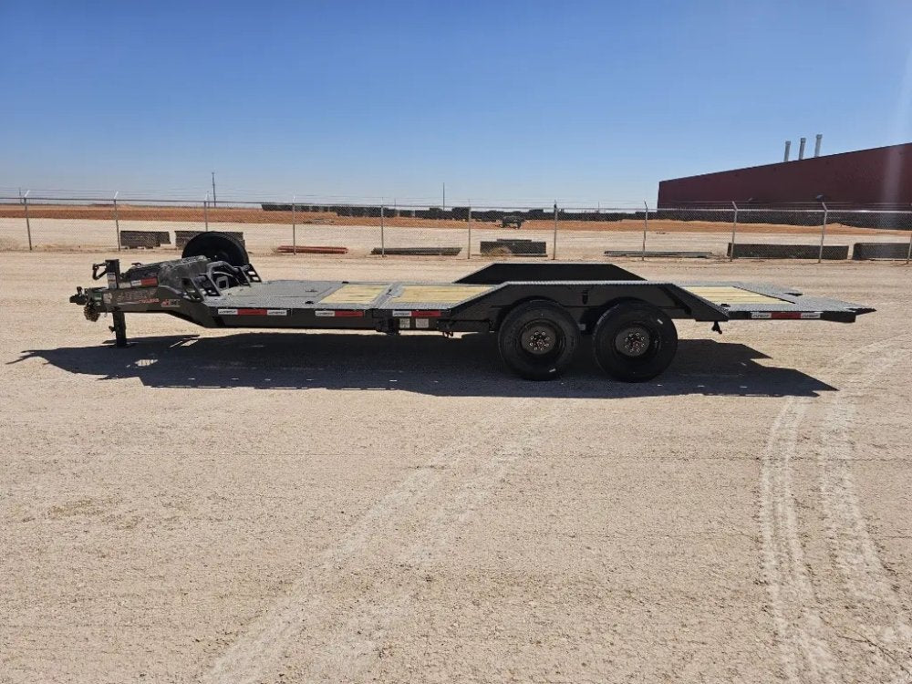 22' Horizon HET Bumper Pull Equipment Tilt Trailer Drive Over Fenders - (2) 10K Axles 16820