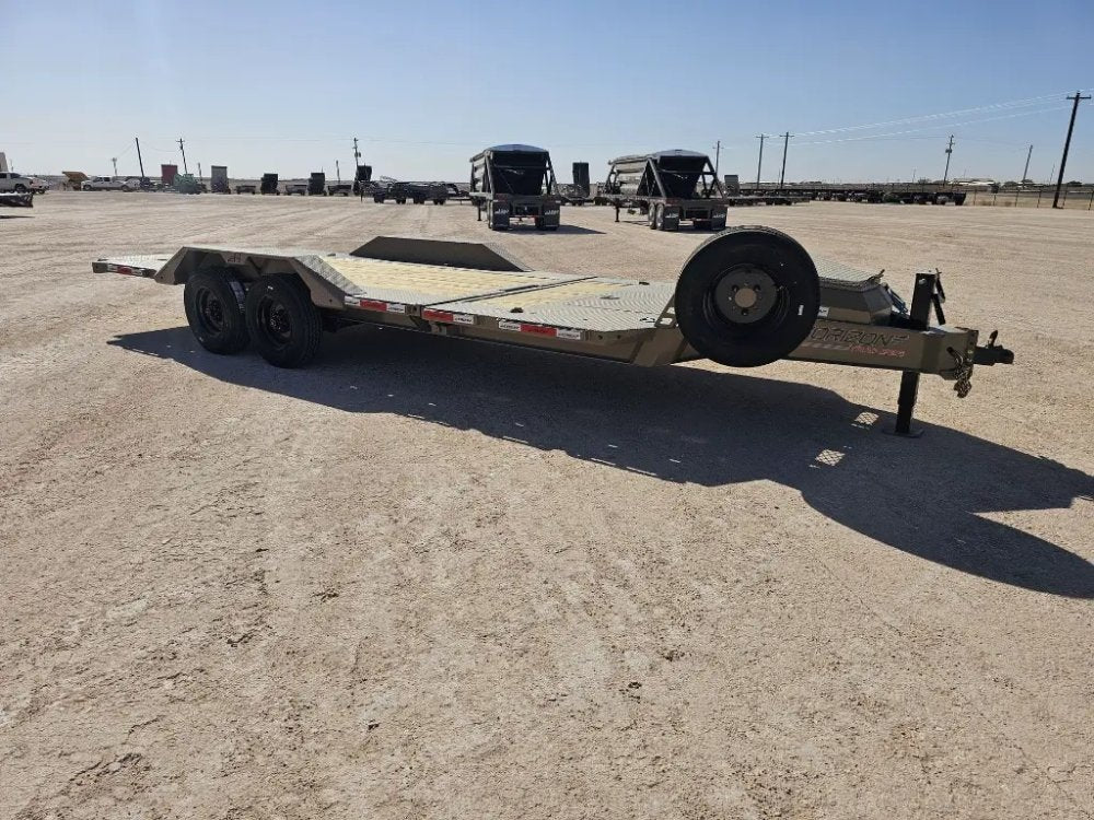 22' Horizon HET Bumper Pull Equipment Tilt Trailer Drive Over Fenders - (2) 10K Axles 16821