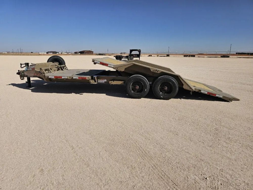22' Horizon HET Bumper Pull Equipment Tilt Trailer Drive Over Fenders - (2) 10K Axles 16821