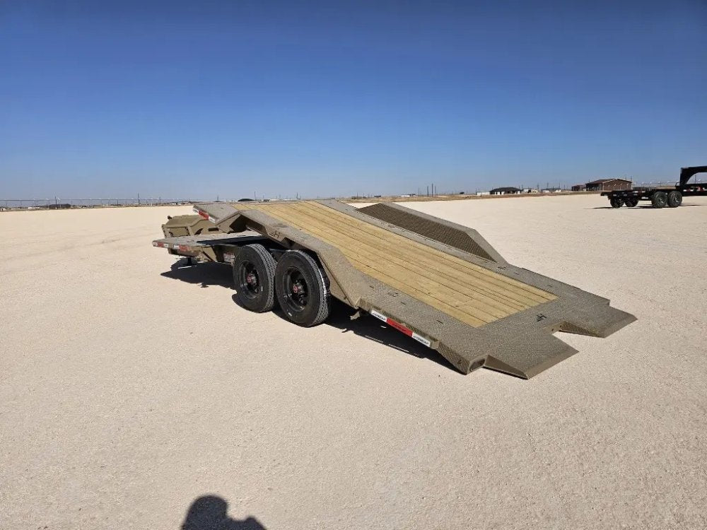22' Horizon HET Bumper Pull Equipment Tilt Trailer Drive Over Fenders - (2) 10K Axles 16821