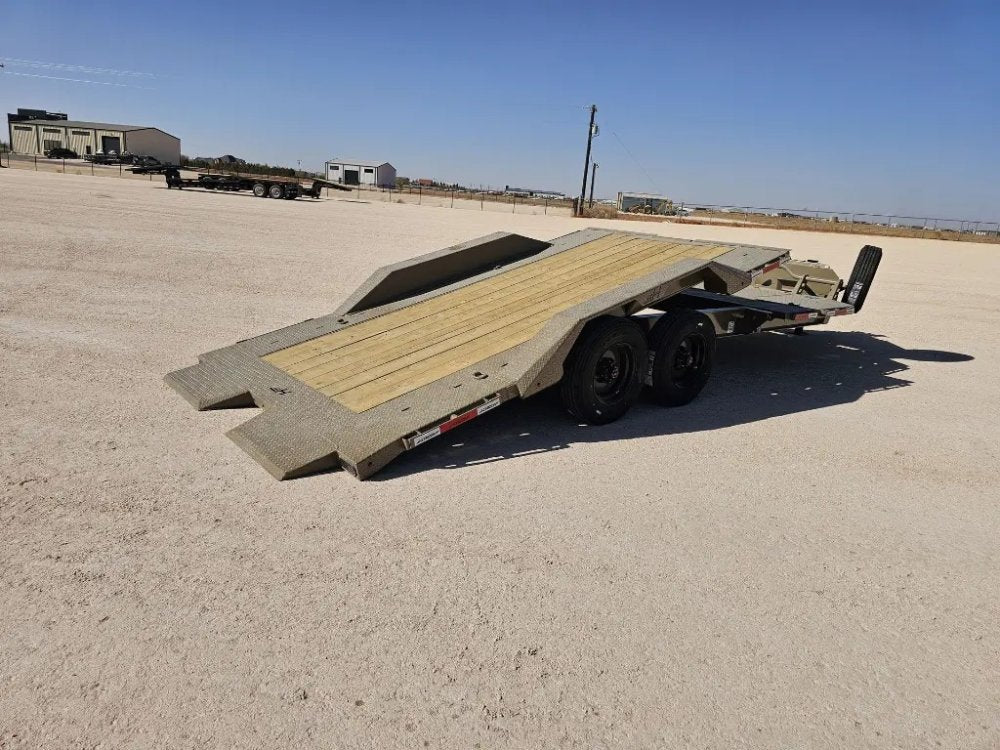 22' Horizon HET Bumper Pull Equipment Tilt Trailer Drive Over Fenders - (2) 10K Axles 16821