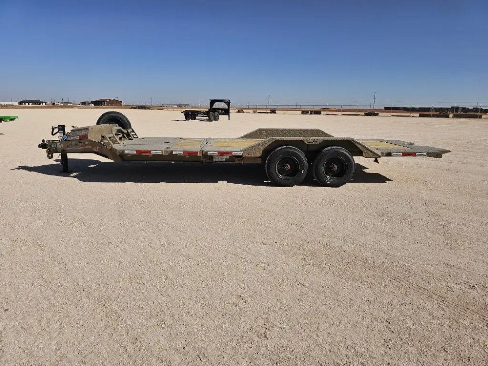 22' Horizon HET Bumper Pull Equipment Tilt Trailer Drive Over Fenders - (2) 10K Axles 16821