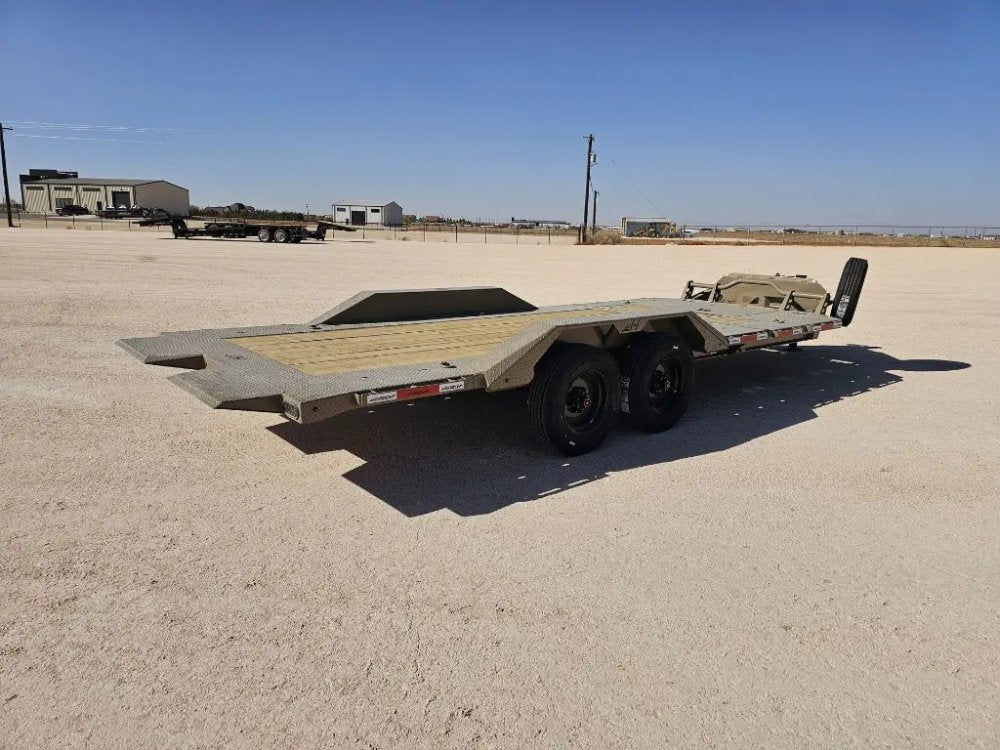 22' Horizon HET Bumper Pull Equipment Tilt Trailer Drive Over Fenders - (2) 10K Axles 16821