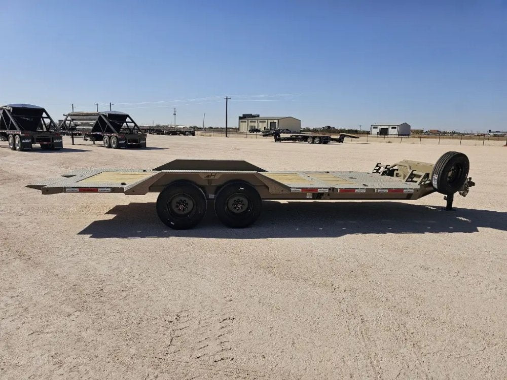 22' Horizon HET Bumper Pull Equipment Tilt Trailer Drive Over Fenders - (2) 10K Axles 16821