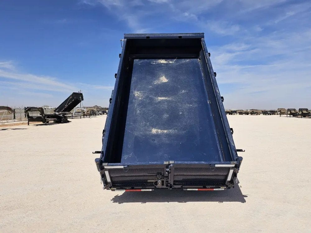 14' Horizon HZ7 Bumper Pull Dump Trailer 24" Side Walls - (2) 7K Axles 15273