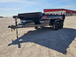 12' Horizon HZ6 Bumper Pull Dump Trailer 24" Side Walls - (2) 5.2K Axles 15942