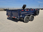 12' Horizon HZ6 Bumper Pull Dump Trailer 24" Side Walls - (2) 5.2K Axles 15942
