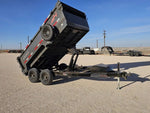 12' Horizon HZ6 Bumper Pull Dump Trailer 36" Side Walls - (2) 5.2K Axles 15964