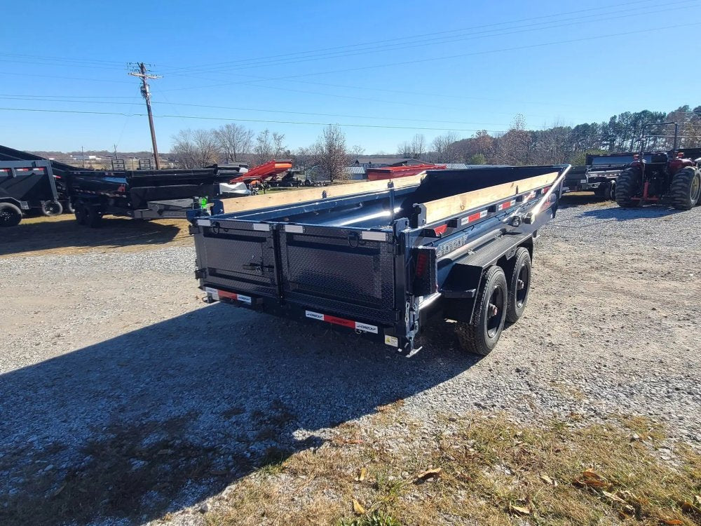 16' Horizon HZX Gooseneck Dump Trailer 24" Side Walls - (2) 10K Axles 2428