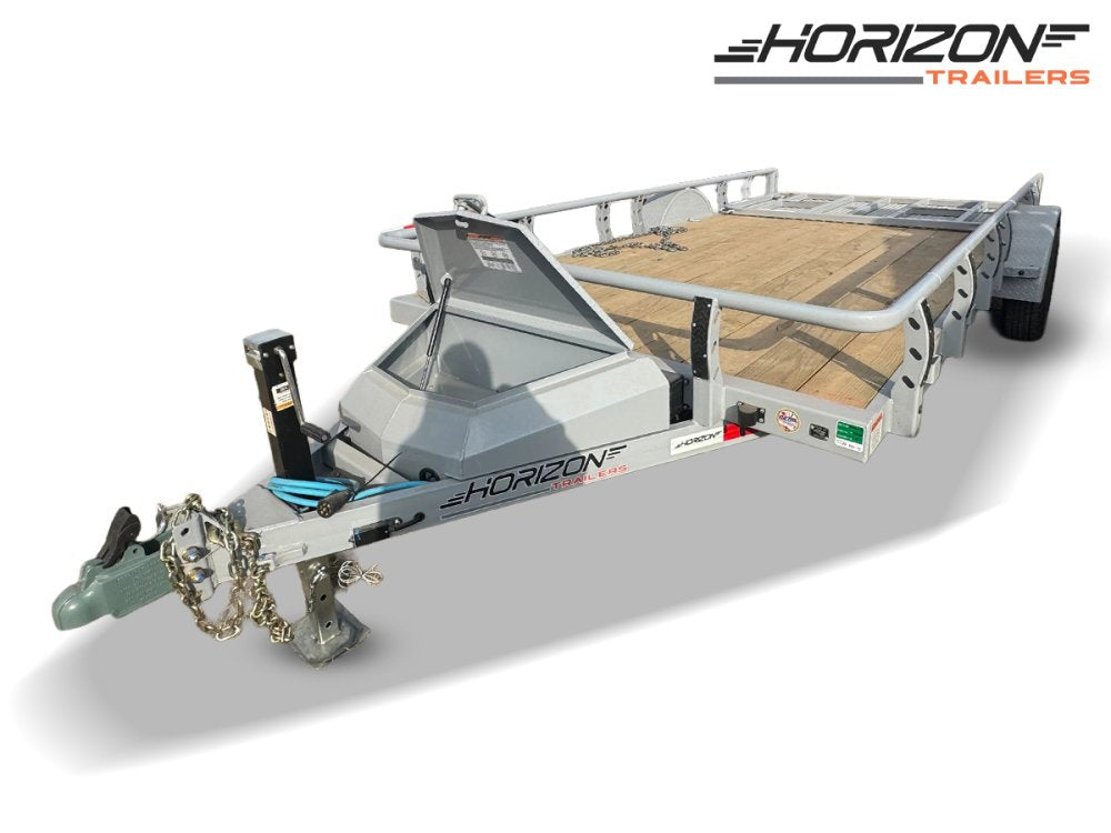14' Horizon UTZ Bumper Pull Utility Trailer - (1) 3.5K Axles 14902
